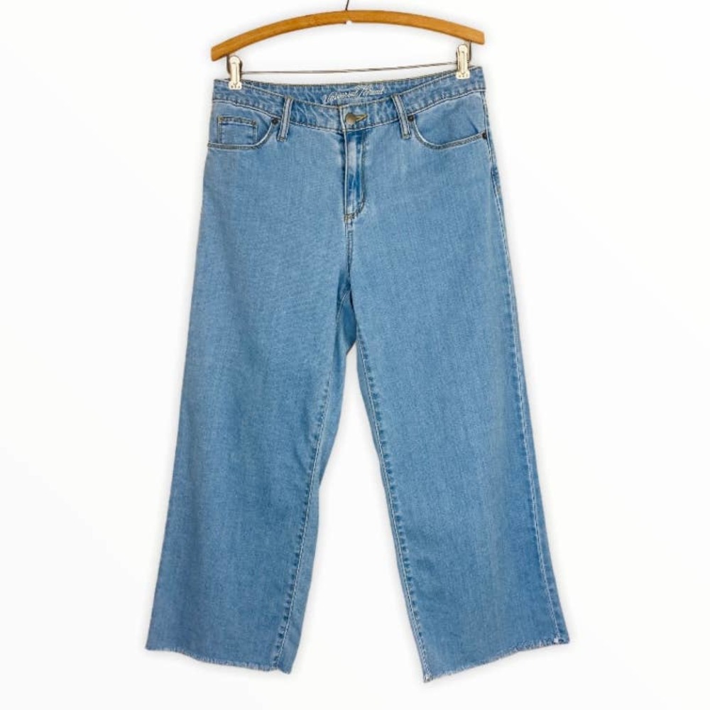UNIVERSAL THREAD Wide Leg Crop Denim Jean 6 28